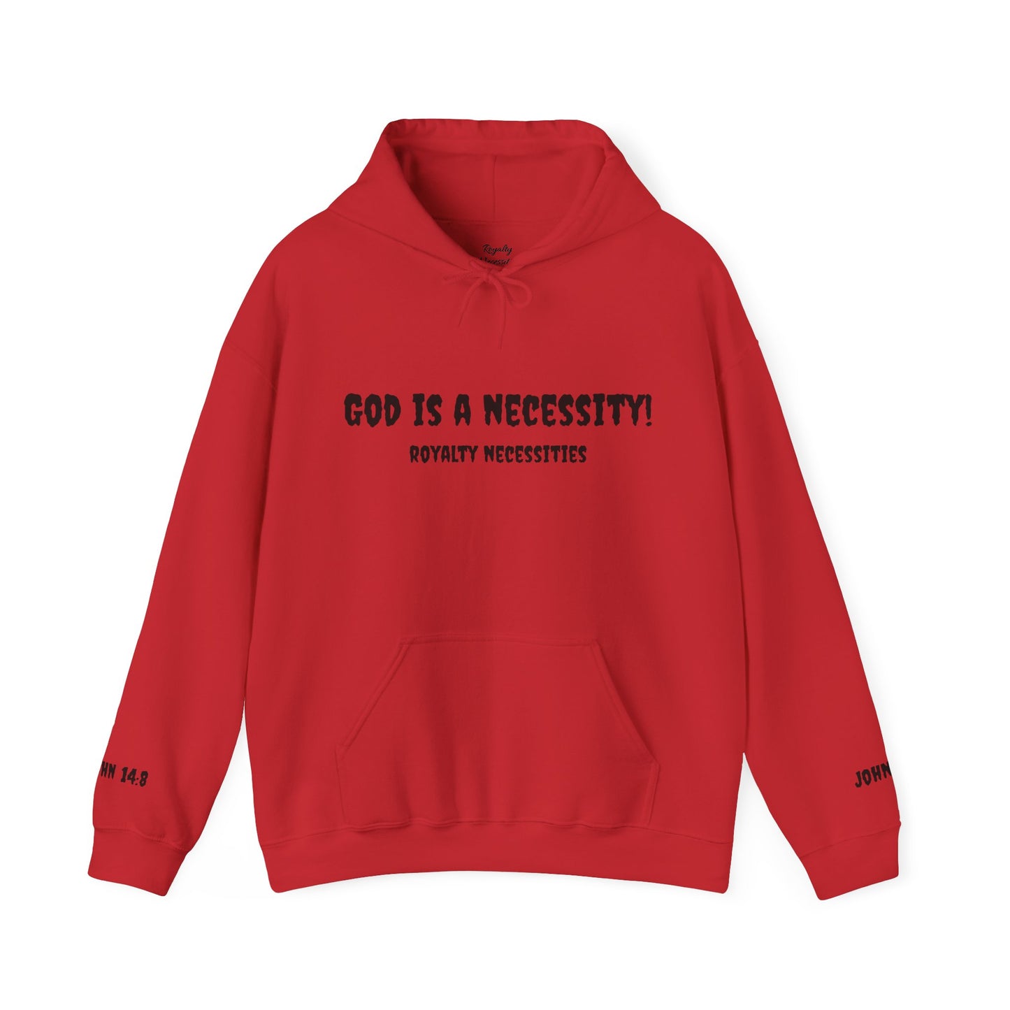 God is a Necessity! RTN Cross Hoodie