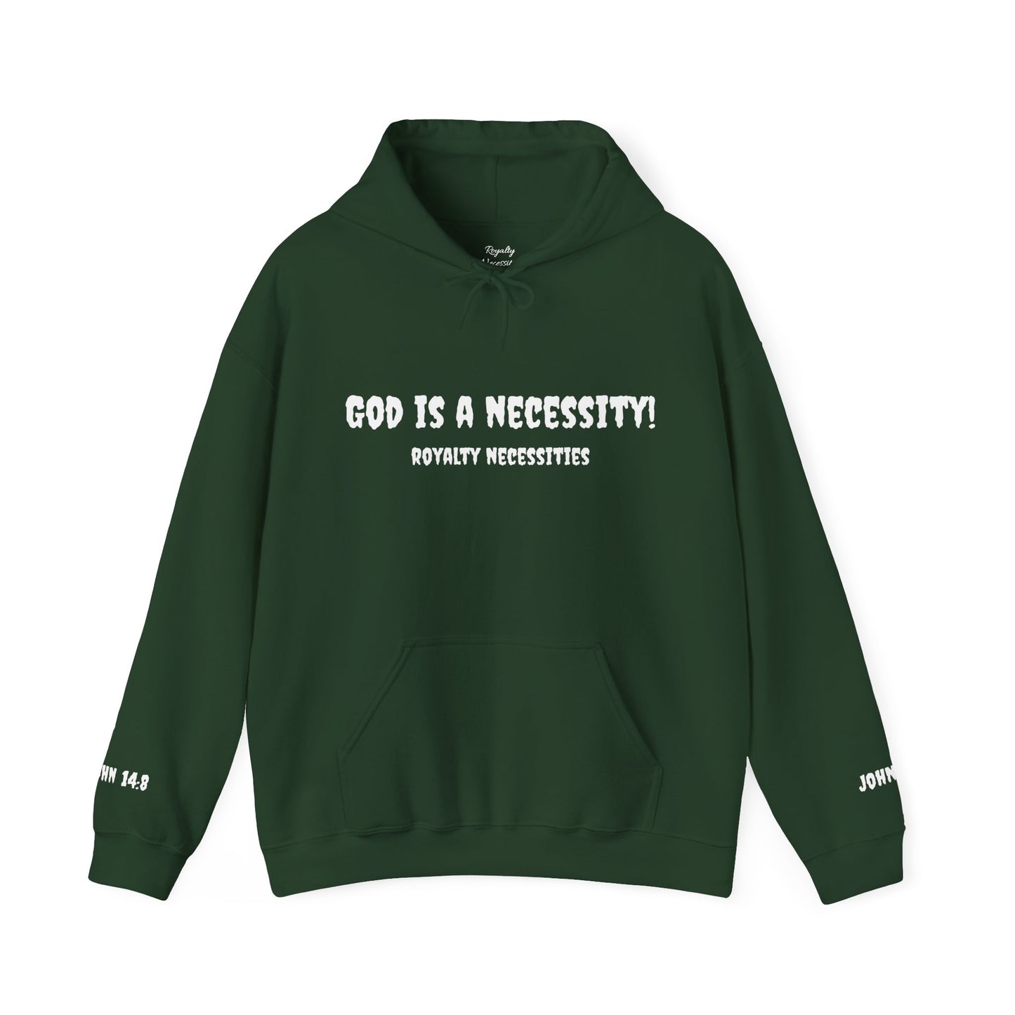 God is a Necessity! RTN Cross Hoodie