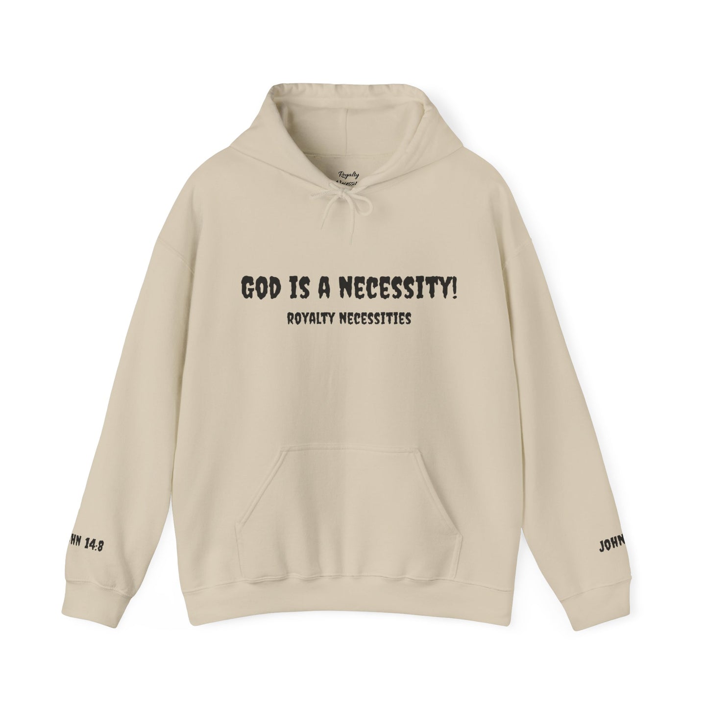 God is a Necessity! RTN Cross Hoodie